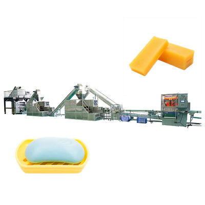 Vollautomatische Toilette 2000 kg/h Zweifarbige Sandwich Seife-Produktionsmaschine