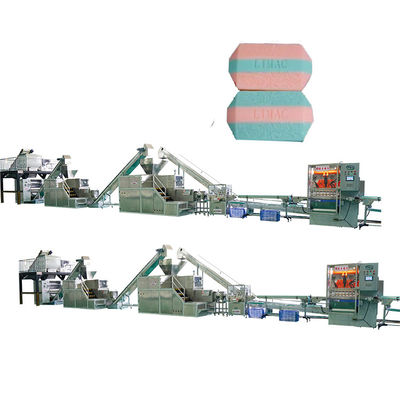 2000 kg/h Kapazität Vollautomatische Toilettenseife-Maschine zum Stempeln