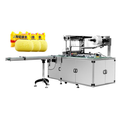 Edelstahl 304 Vollautomatik Hochgeschwindigkeits-Kartonpackmaschine für kleine Toilettenseifen