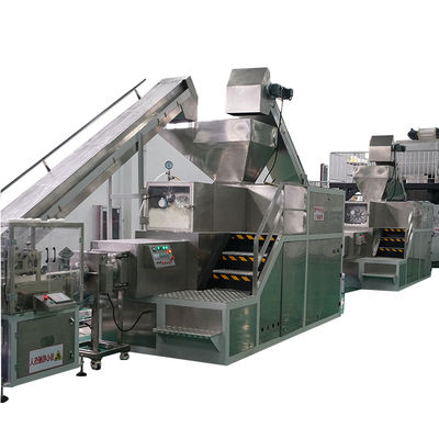 Videotechnische Unterstützung 500-2000KG/h Vollautomatische Seifenmachmaschine Produktionslinie