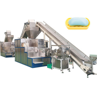 Videotechnische Unterstützung 500-2000KG/h Vollautomatische Seifenmachmaschine Produktionslinie