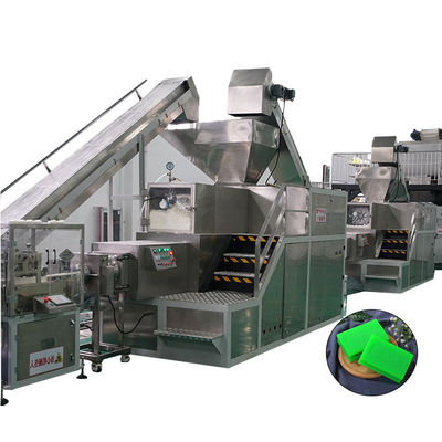 500-2000 kg/h Seifeherstellungsmaschine Produktionslinie mit Seife Schneidfunktion